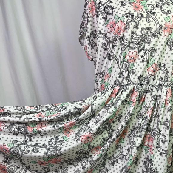 Vintage Floral Spring Dress Size 18.5” - Picture 3 of 11